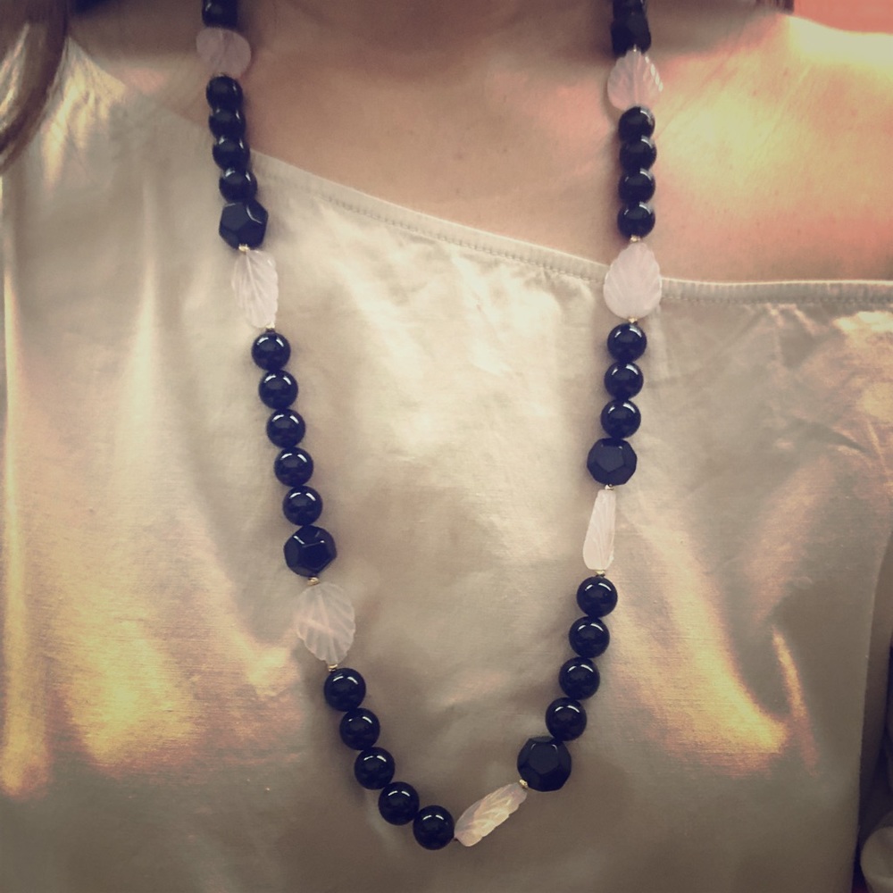 Black onyx necklace